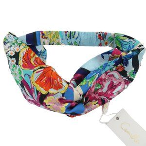 CAMILLA floral print silk headband NWT